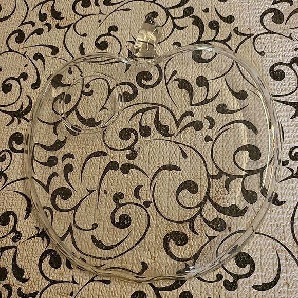 Glass Pumpkin Snack Plate #1 - Picture 2 of 3